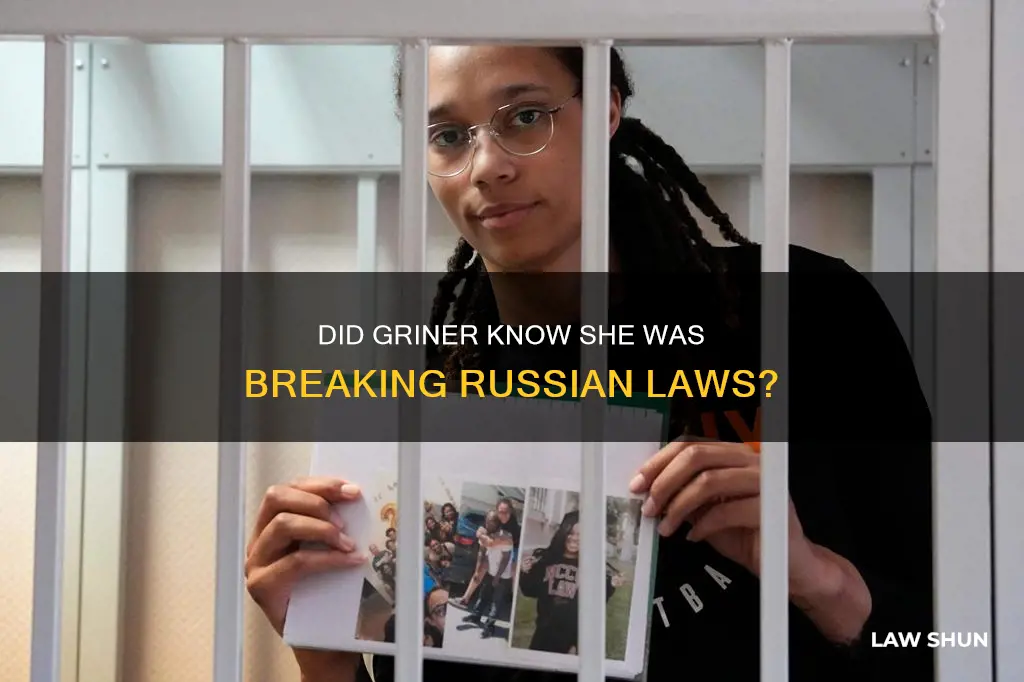 did griner know she was breaking the law