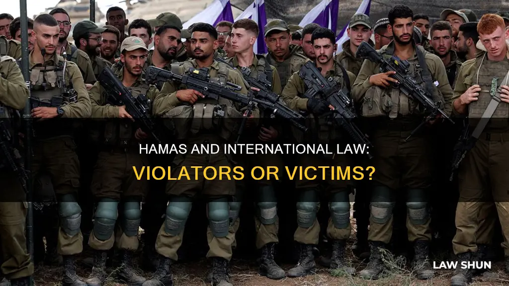 did hamas break international law