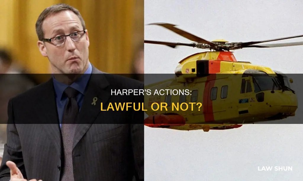 did harper break the law