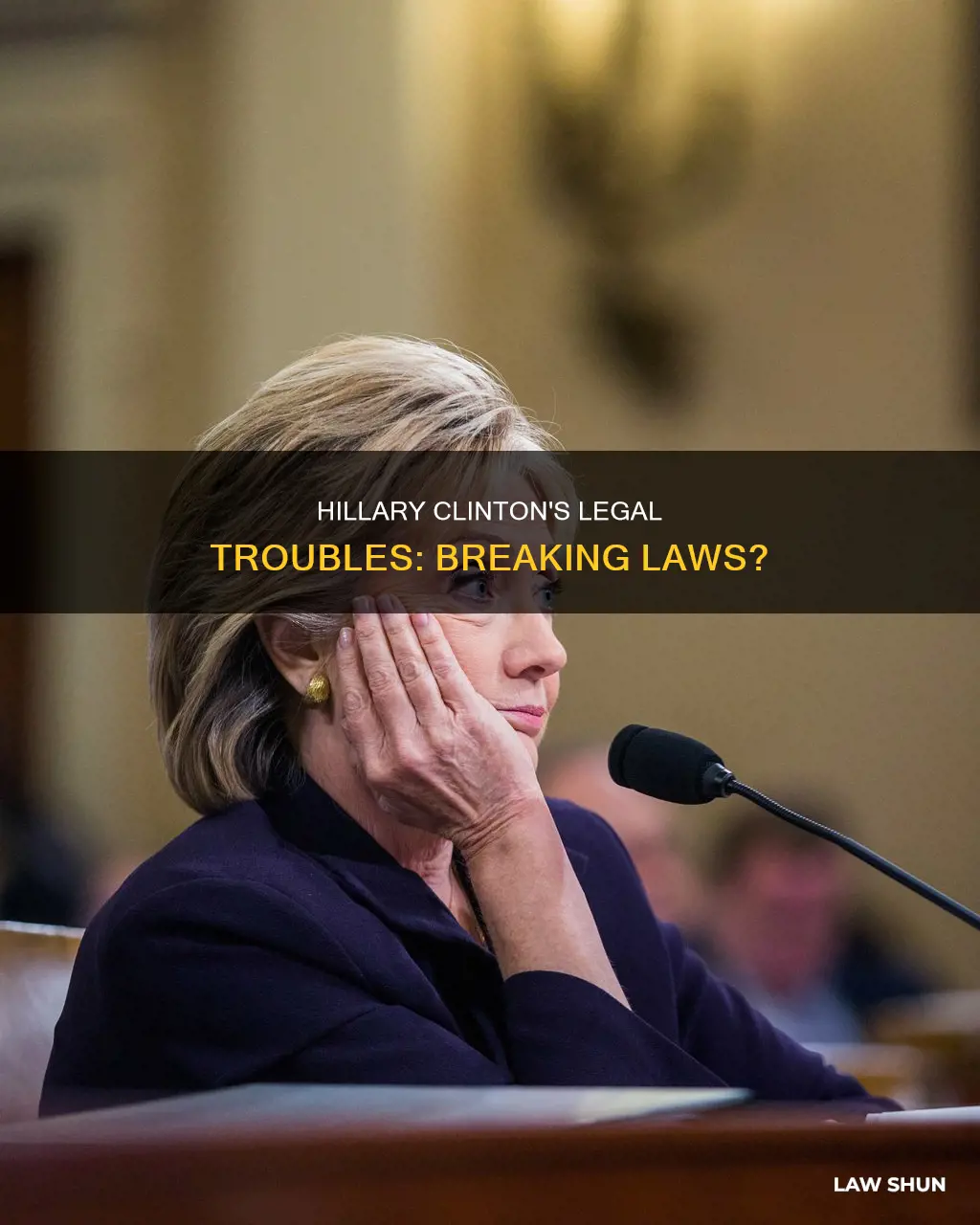 did hillalry clinton break laws