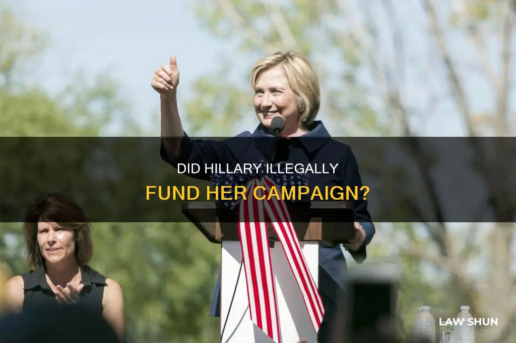 did hillary break campaign finance laws