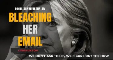 Hillary's Email Scandal: Law Broken with Bleach?