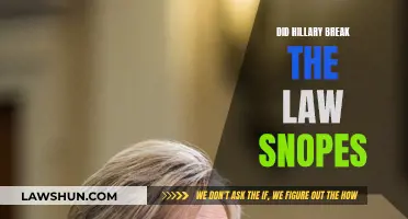 Hillary Clinton: Snopes and the Law