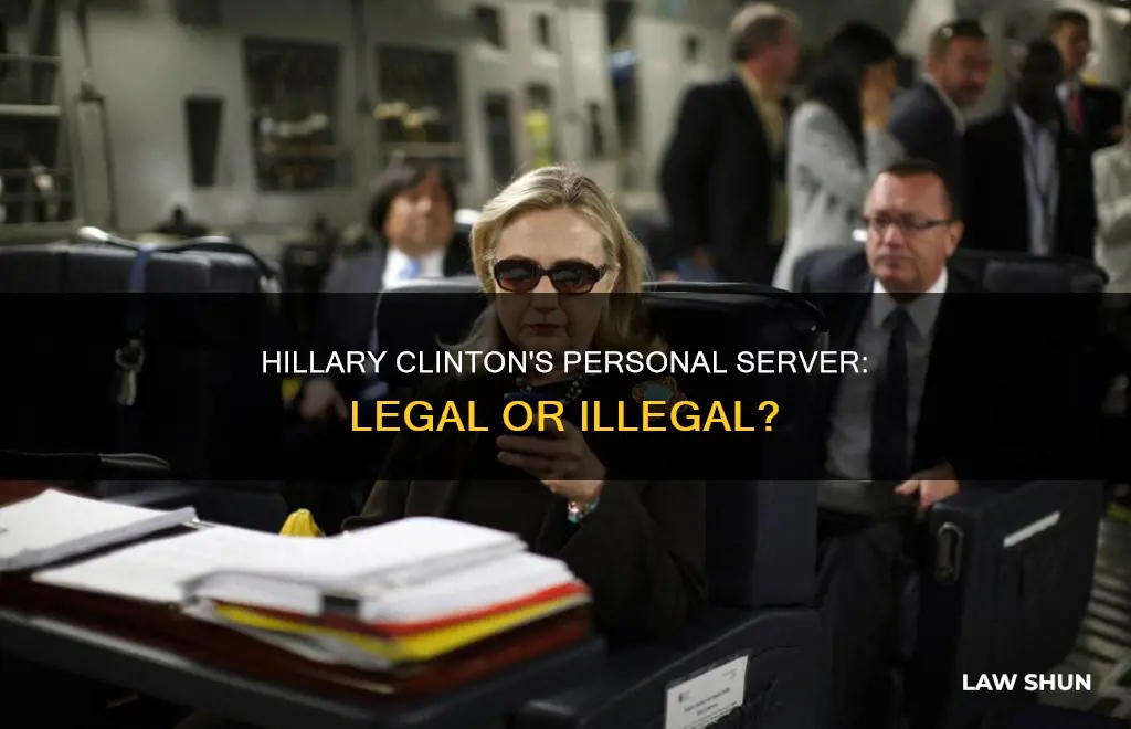 did hillary clinton break the law with her personal server