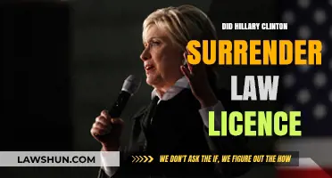 Did Hillary Clinton Surrender Her Law License?