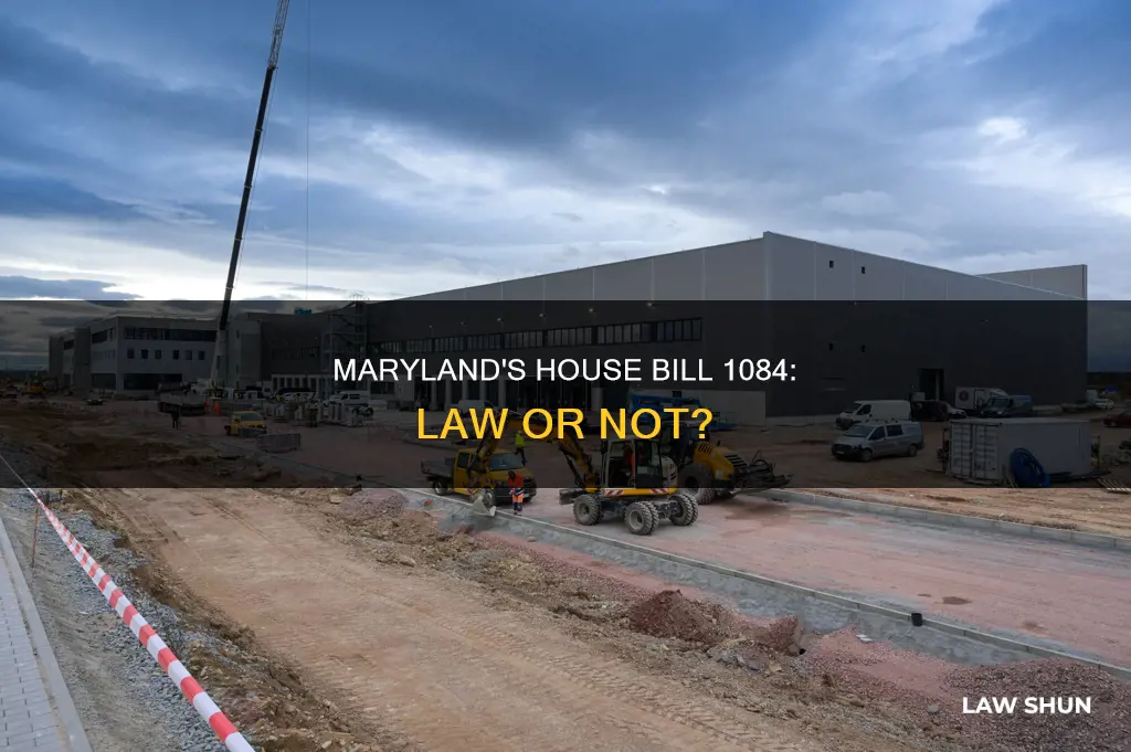 did house bill 1084 become law in maryland