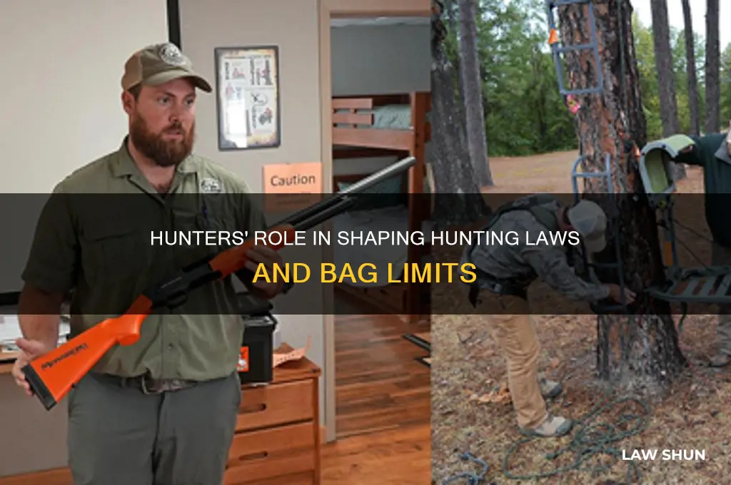 did hunters push to enact hunting laws and bag limits