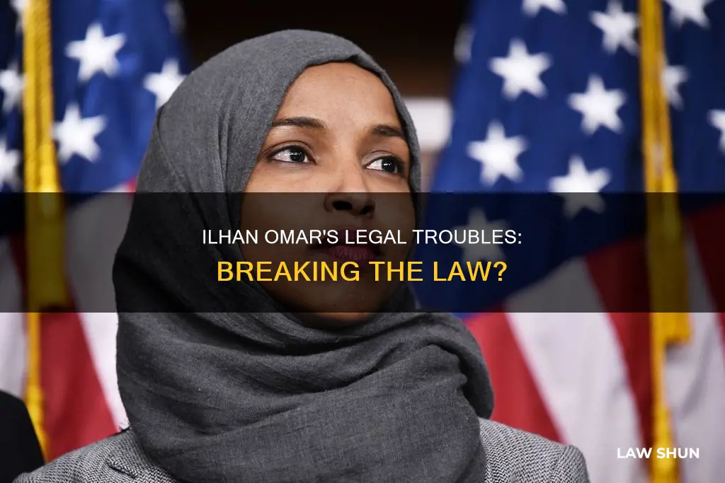 did ilhan omar break the law