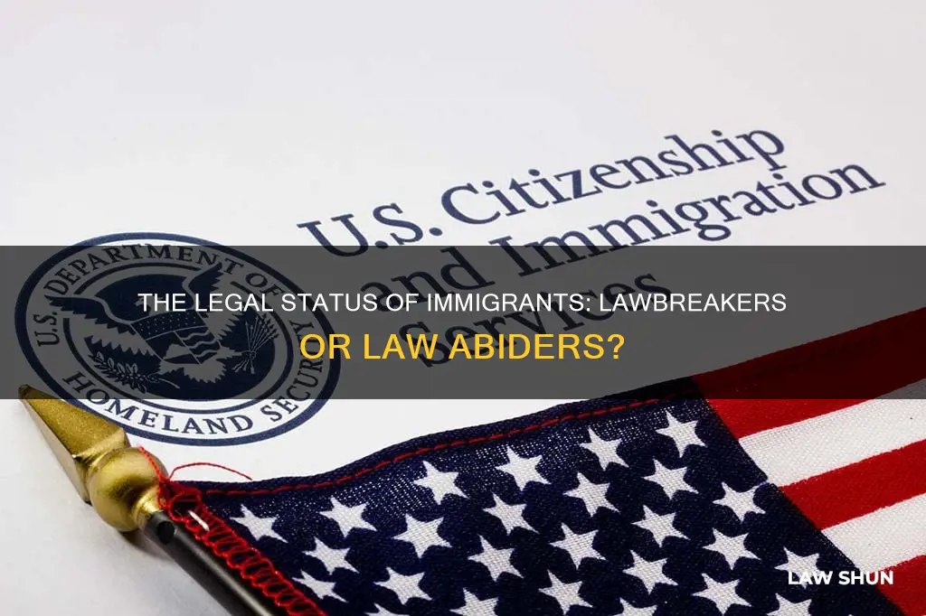 did immigrants break the law