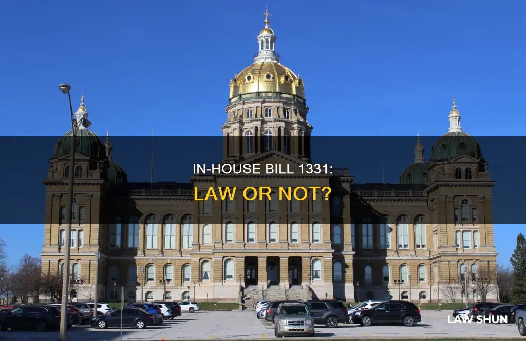 did in house bill 1331 become law