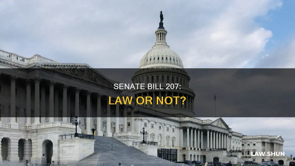 did in senate bill 207 become law