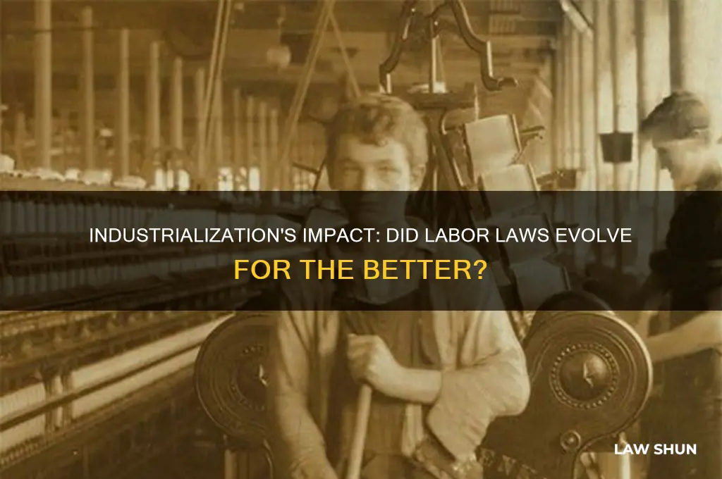 did industrialization improve labor laws