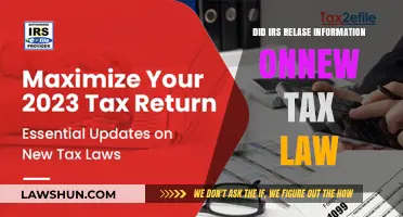IRS Shares New Tax Law Updates: What You Need to Know