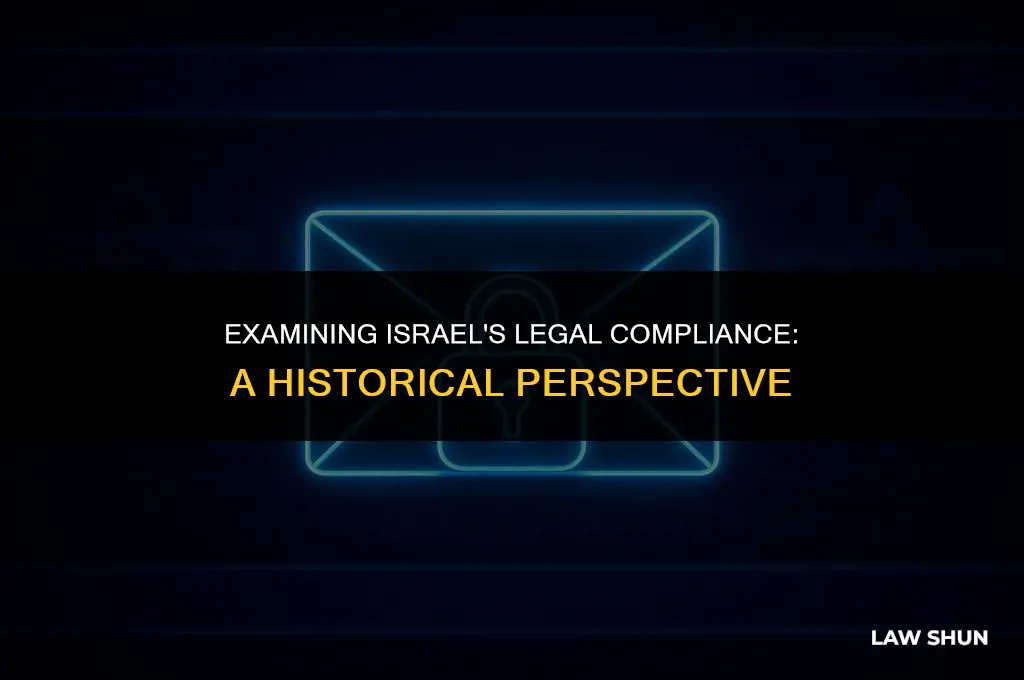 did israel ever obey the law