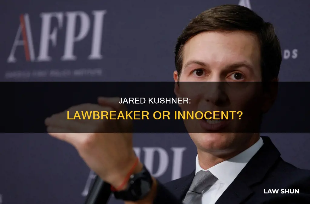 did jared kushner break law