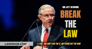 Did Jeff Sessions Break the Law?