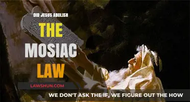 Did Jesus Abolish the Mosaic Law: A Theological Exploration