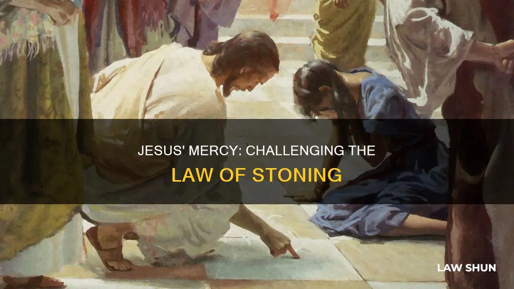 did jesus break the law by not stoning the woman