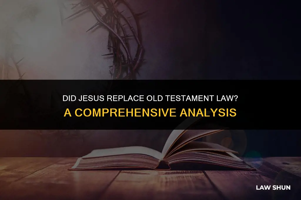 did jesus replace old testmanet law