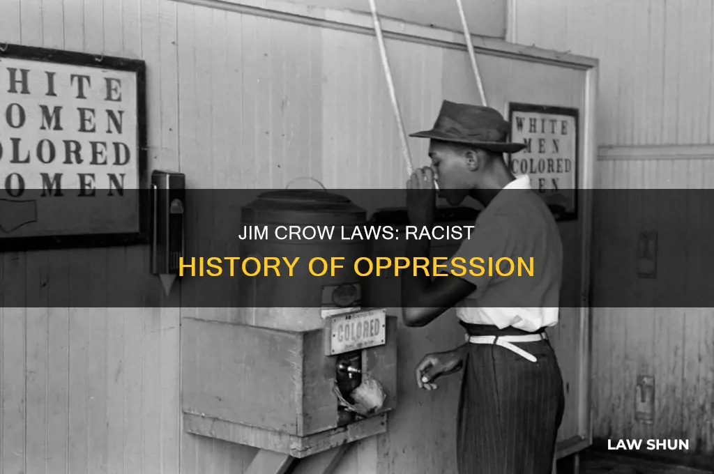 did jim crow laws apply to other races