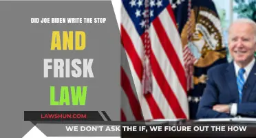 Did Joe Biden Author the Stop and Frisk Law?