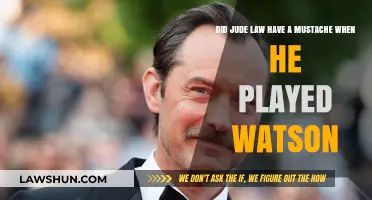 Jude Law's Mustache Mystery: Did Watson Sport Facial Hair?