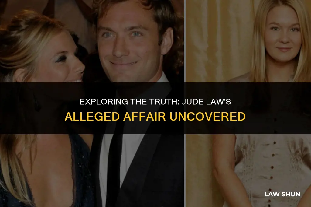 did jude law have an affair