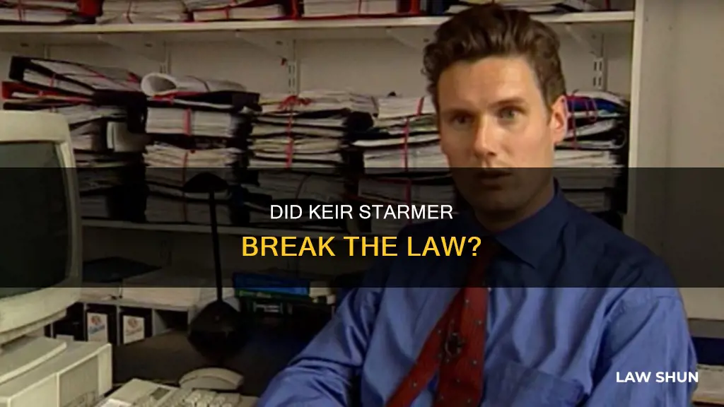 did keir starmer break the law