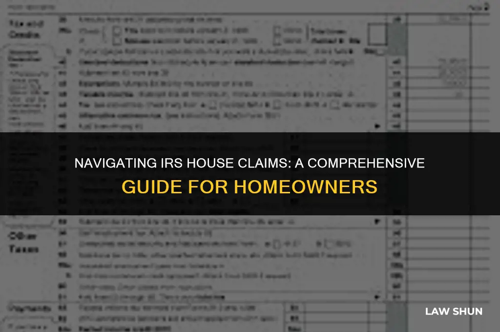 did law claiming house for irs