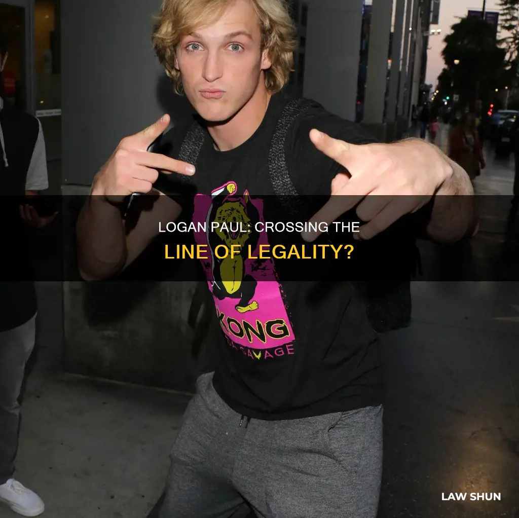 did logan paul break the law