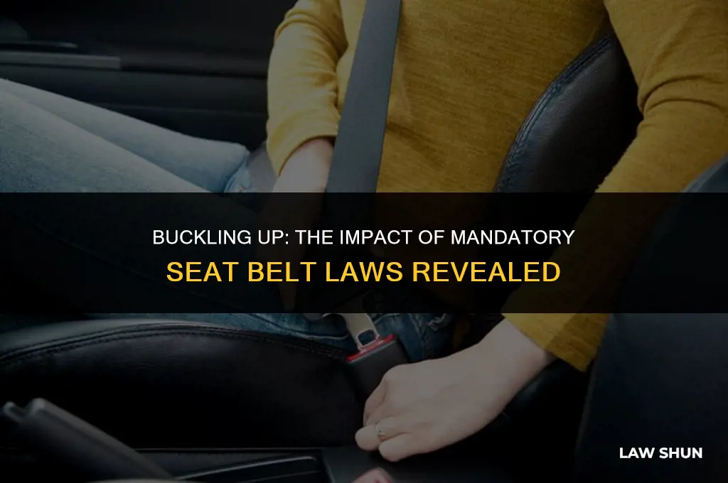 did mandatory seat belt laws help