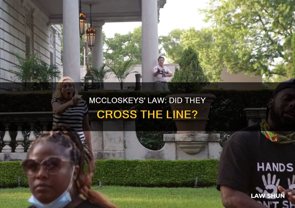 did mark and patricia mccloskey break the law