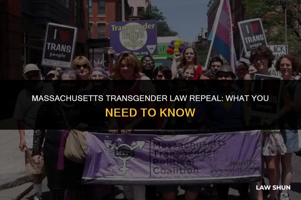 did massachusetts repeal the transgender law
