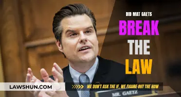 The Legal Battle of Matt Gaetz: Lawbreaker or Not?