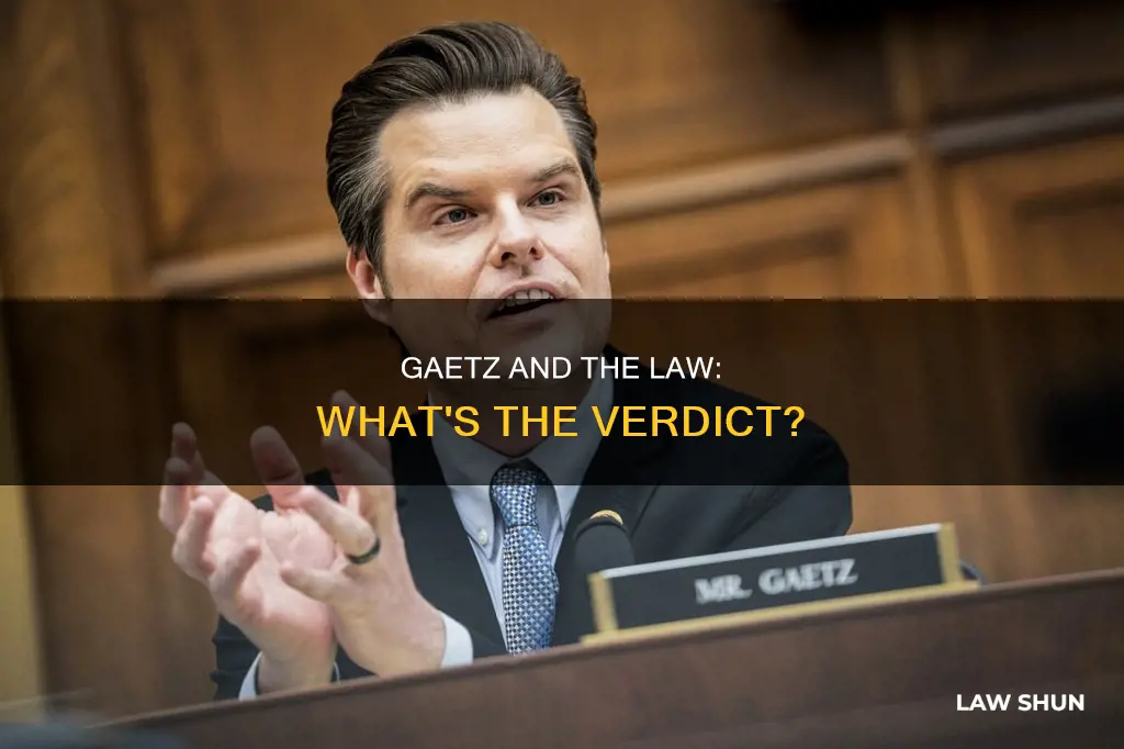 did matt gaetz break the law