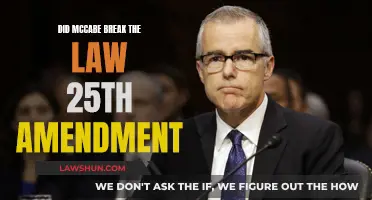 McCabe's Actions: 25th Amendment or Lawbreaking?