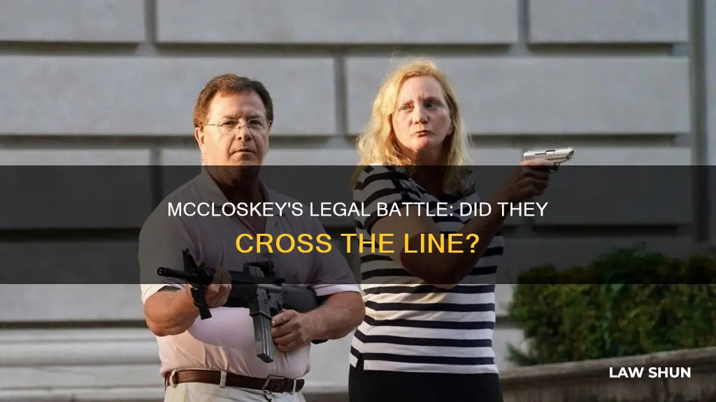 did mccloskey break the law