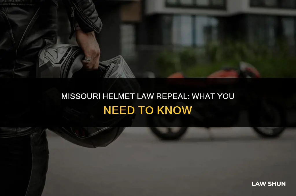 did missouri repeal the helmet law