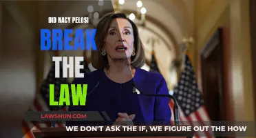 Nancy Pelosi: Lawbreaker or Law-abiding Citizen?