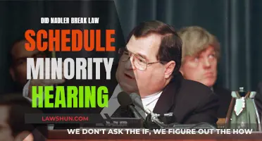 Did Nadler Break the Law? Hearing Scheduled