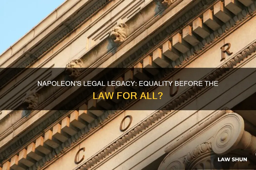 Napoleon's Legal Legacy: Equality Before The Law For All? | LawShun
