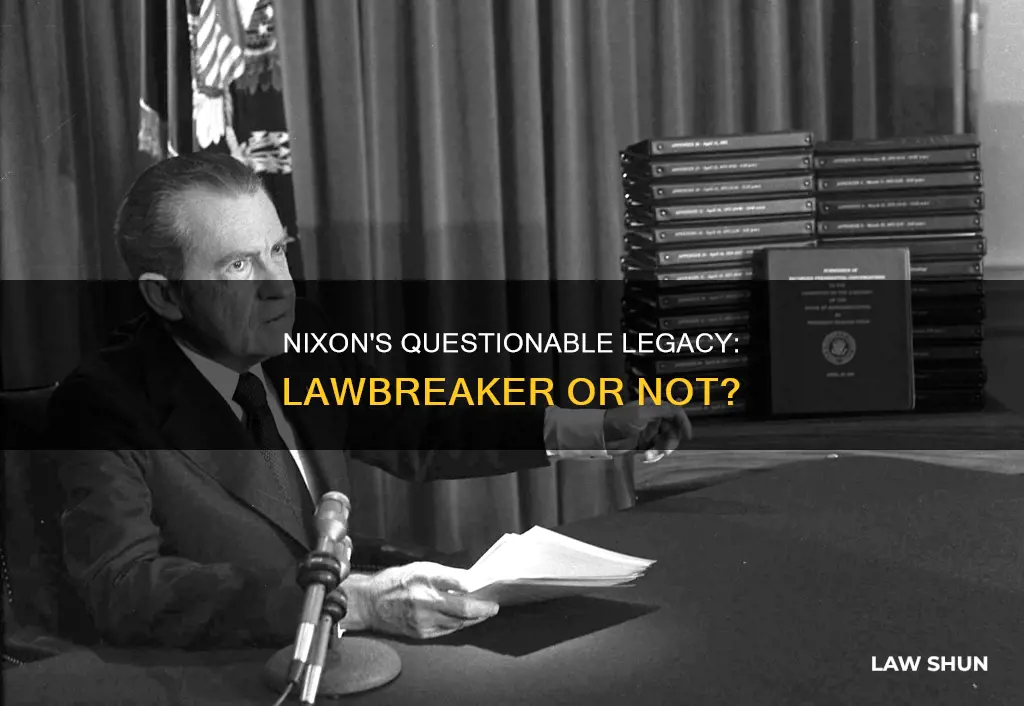 did nixon break any laws