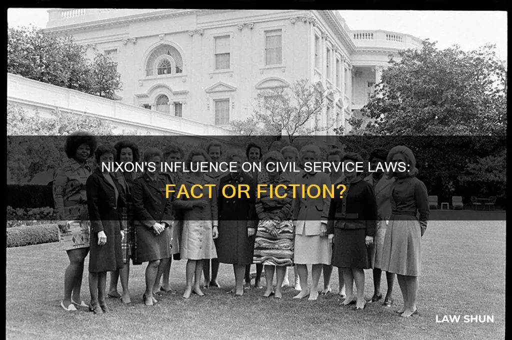did nixon have anything to do with civil service laws