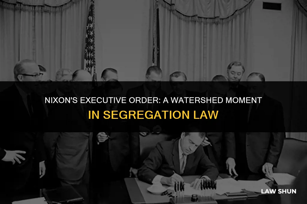 did nixon stop segregation by law