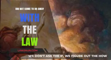 Did Not Come to Do Away with the Law: Understanding the Message