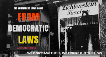 Did Nuremberg Laws Originate from Democratic Legal Frameworks?