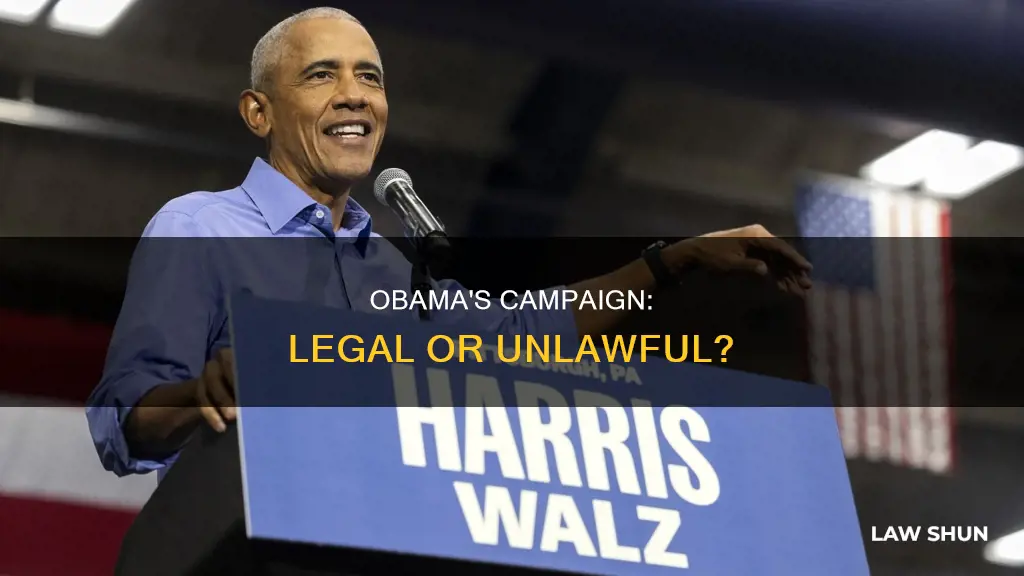 did obama break any campaign laws