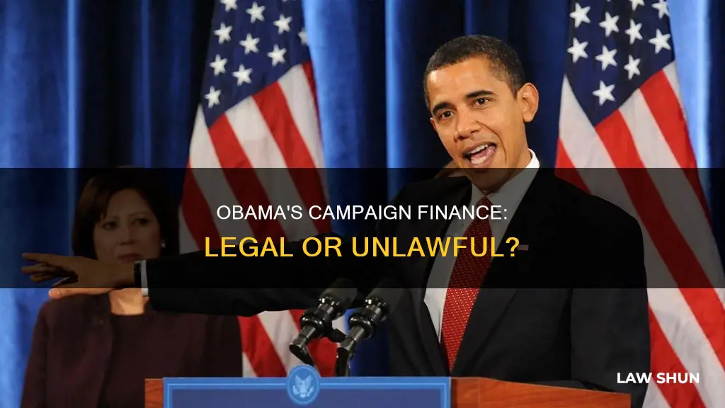 did obama break campaign f8nance laws