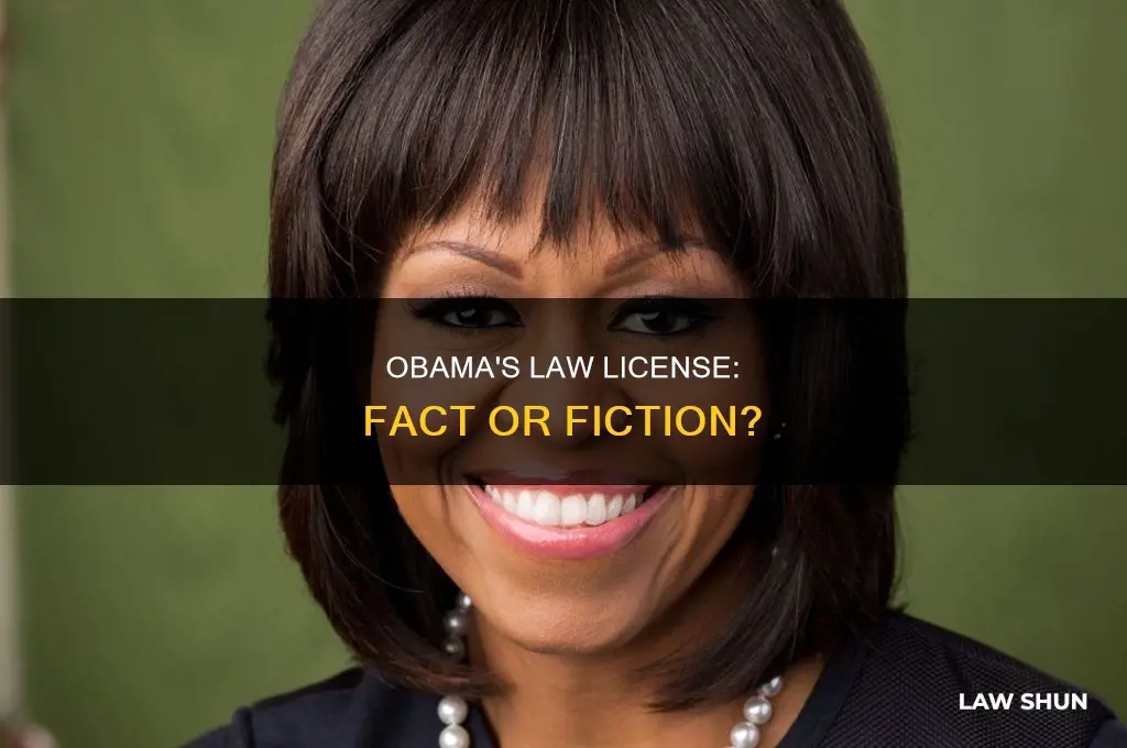 did obama lose his law license wiki