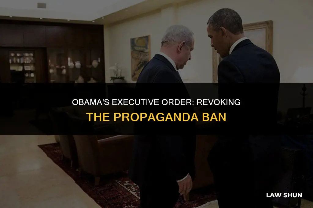 did obama repeal the propaganda law